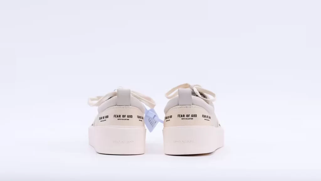 Fear of God 101 Lace up White Print Replica