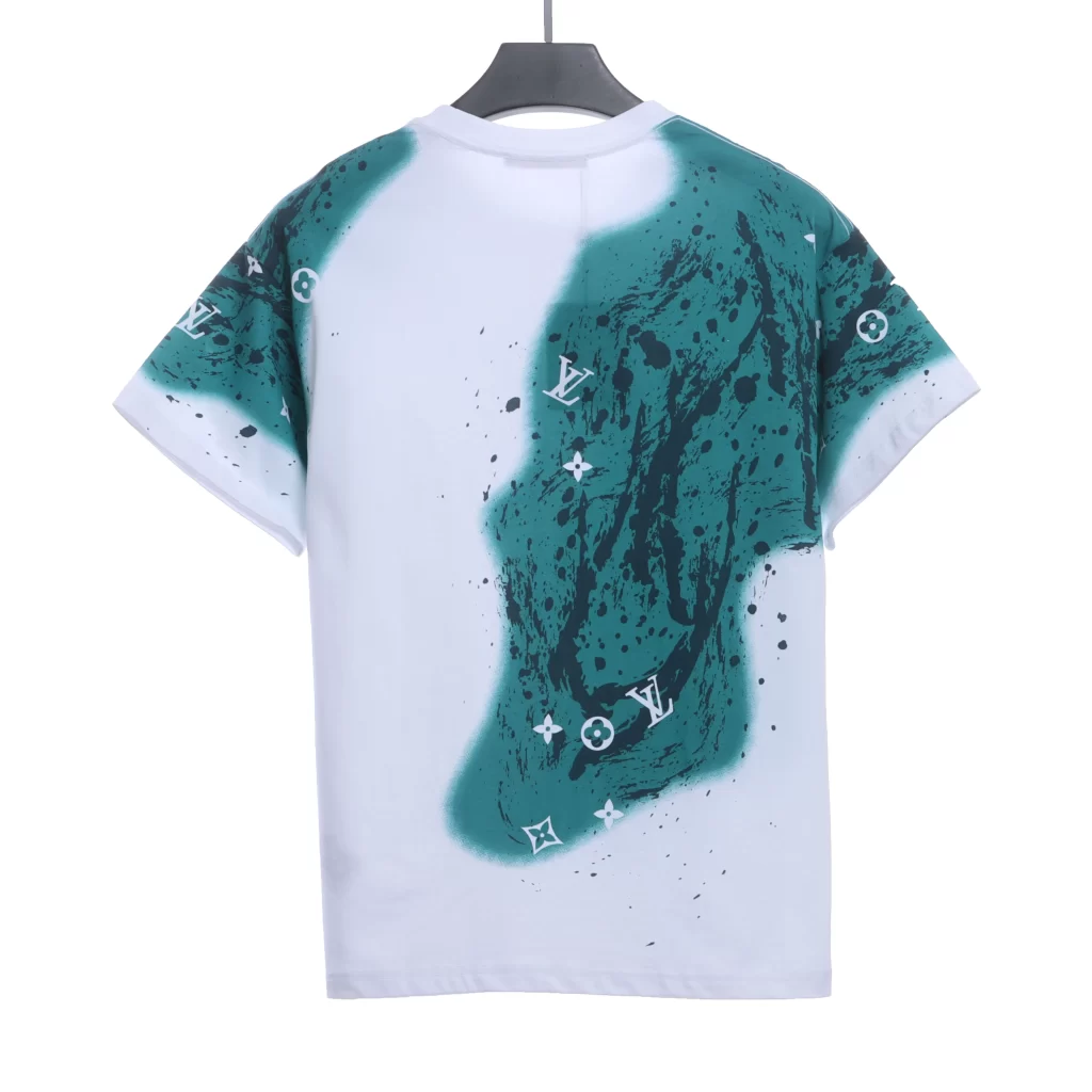 Classic clash of colors printed short sleeve