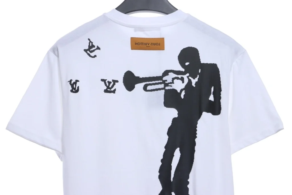 Jazz trumpet print T-shirts