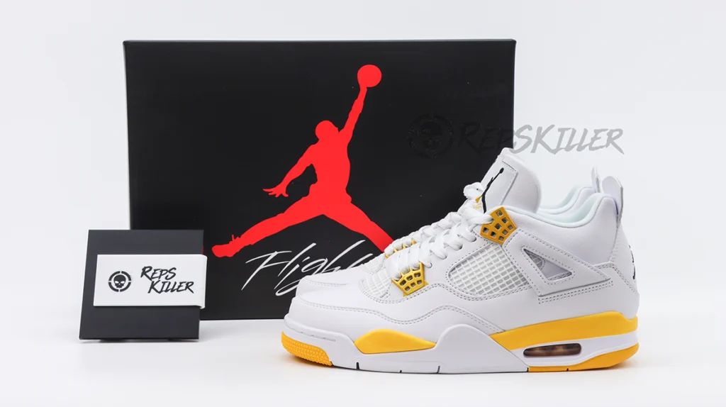 Air Jordan 4 Retro "White Yellow"Replica