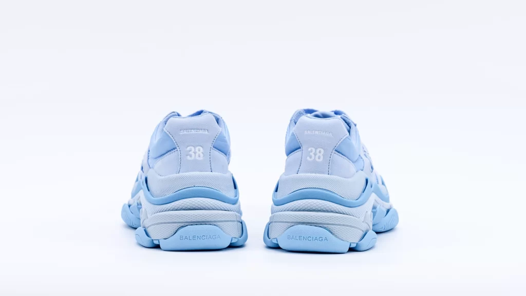 Balenciaga Triple s Nylon Blue Replica