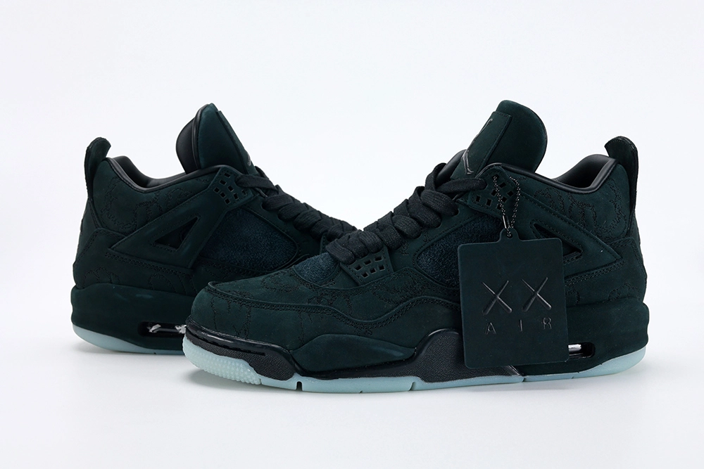 KAWS x Air Jordan 4 Retro 'Black' replica