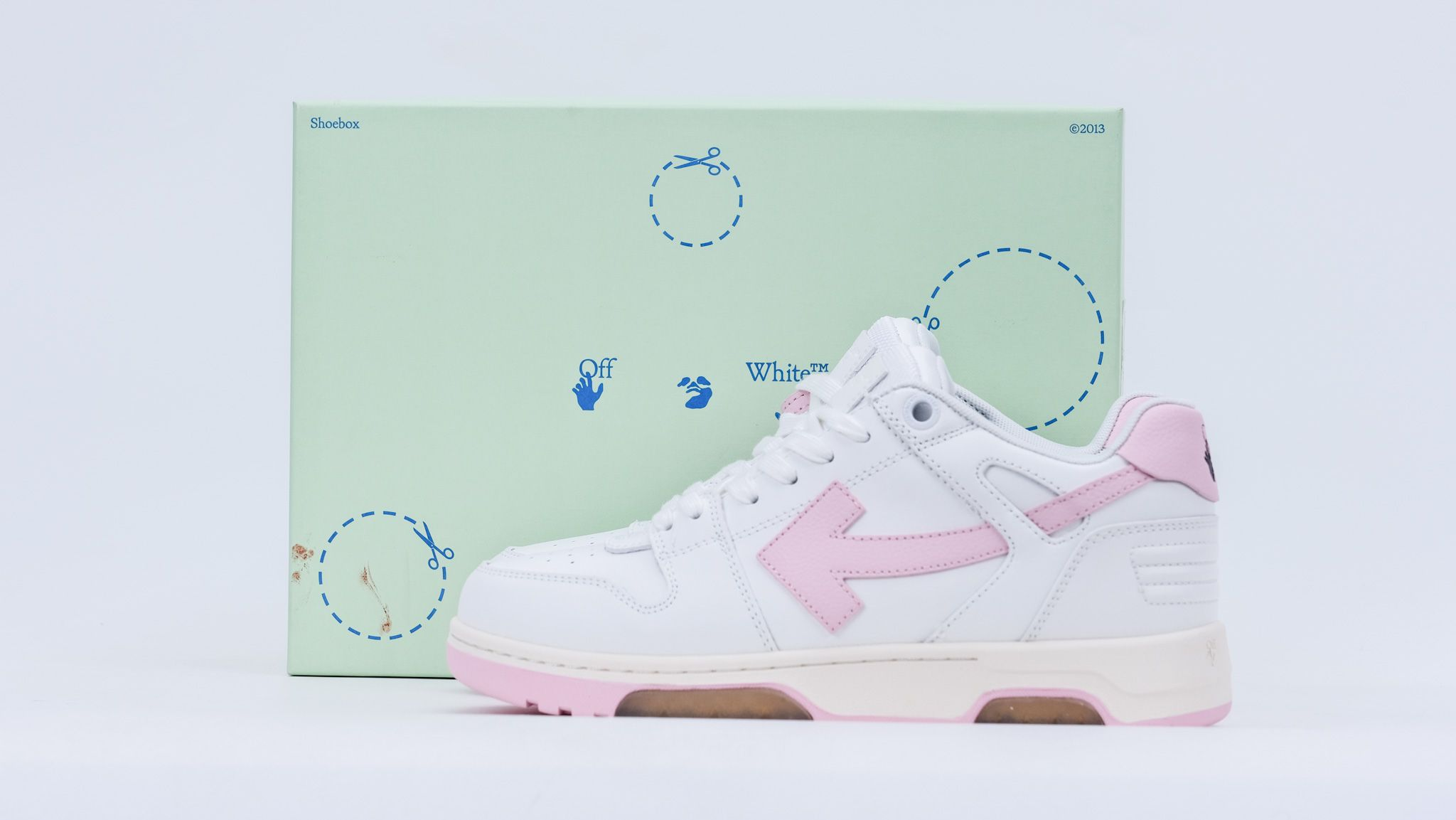 Off-White Wmns Out of Office 'White Pink' Replica