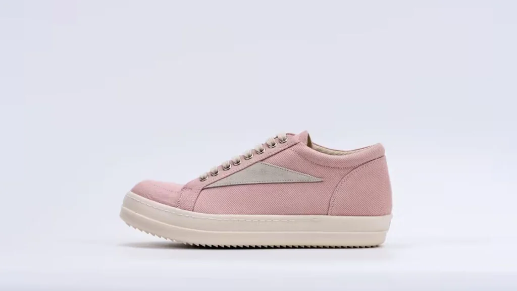 Rick Owens Wmns EDFU Vintage Low 'Faded Pink' Replica