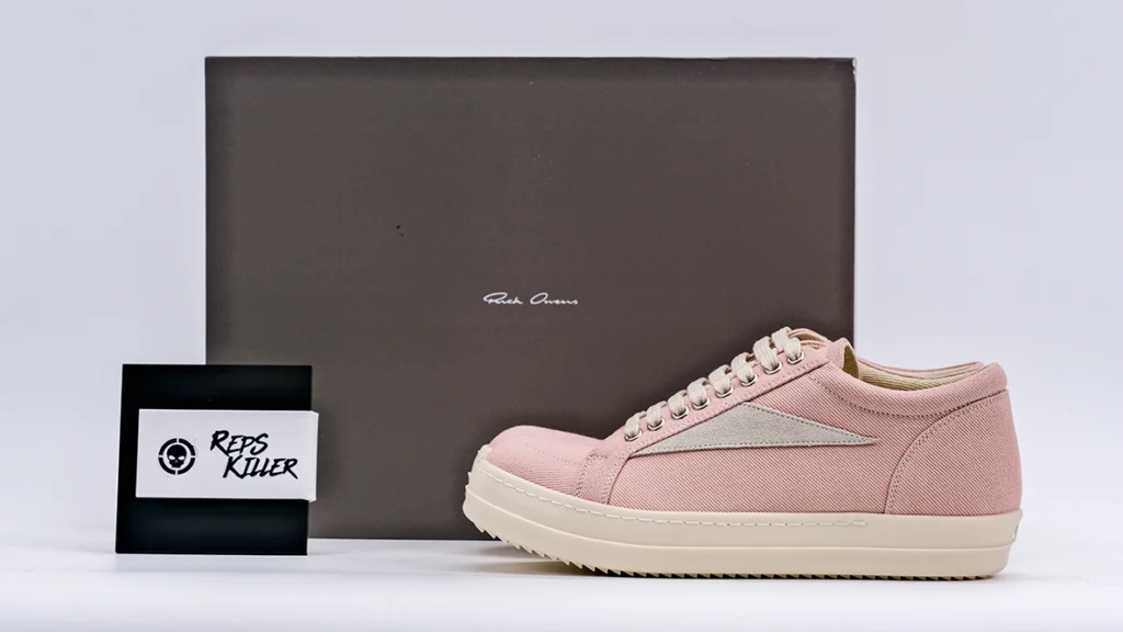 Rick Owens Wmns EDFU Vintage Low 'Faded Pink' Replica