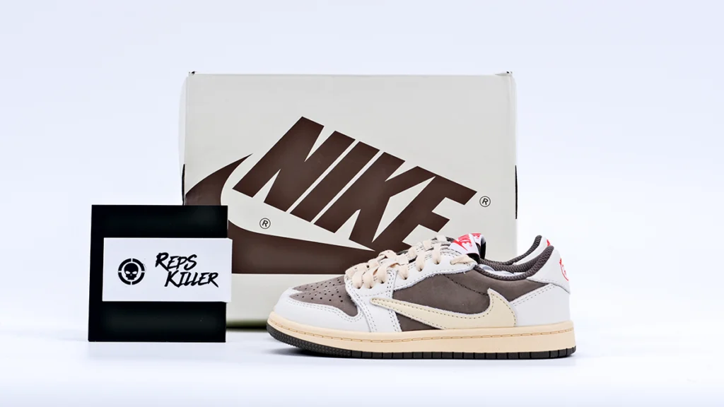 Travis Scott x Air Jordan 1 Low OG PS 'Reverse Mocha' (child) Replica