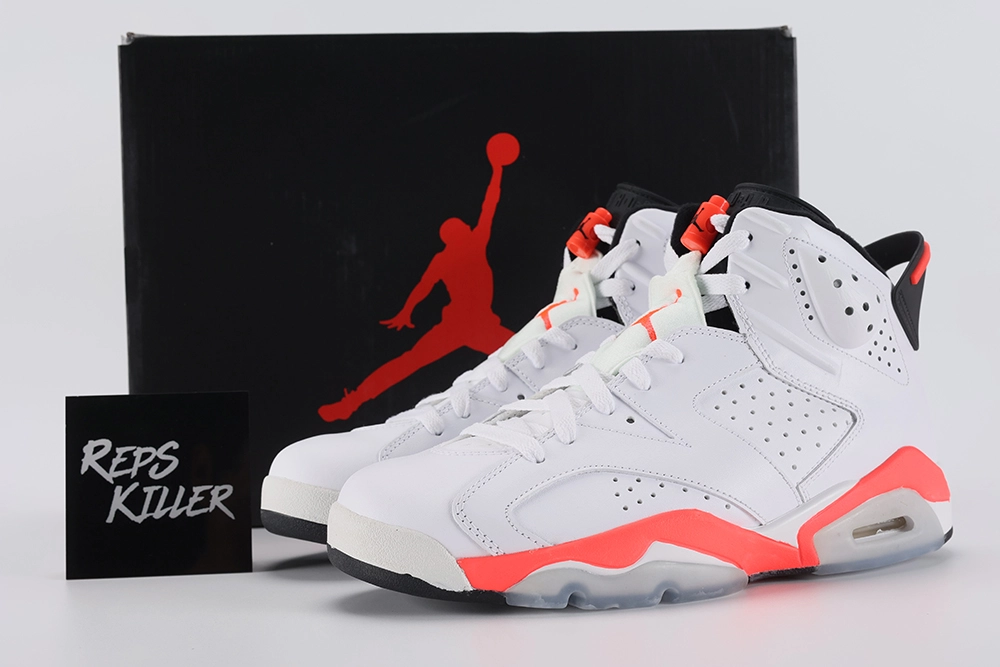 air-jordan-6-Retro-'White-Infrared'- Replica