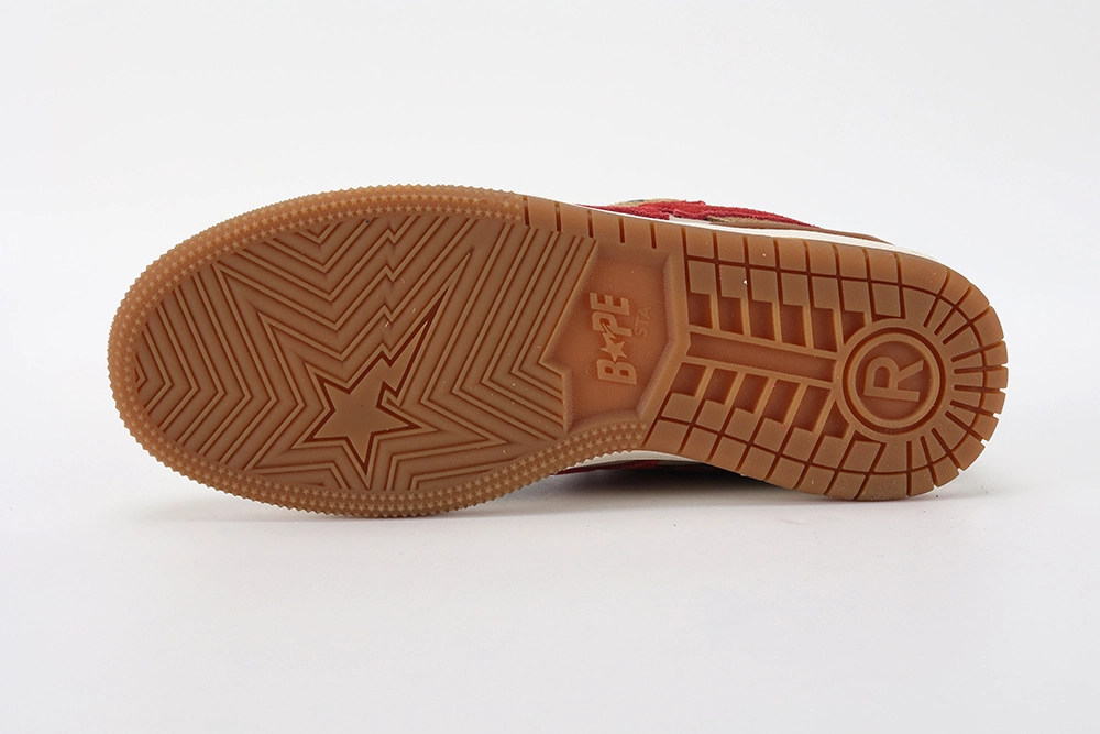 bape-sk8-sta-low-'wheat red'-replica