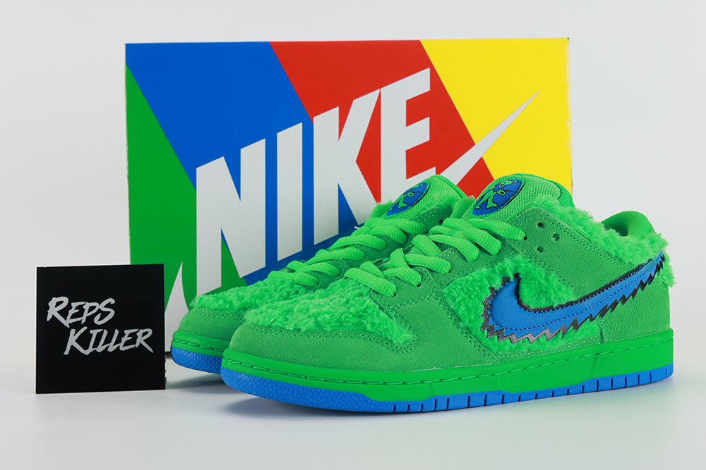 Grateful Dead x Dunk Low SB Green Bear Replica