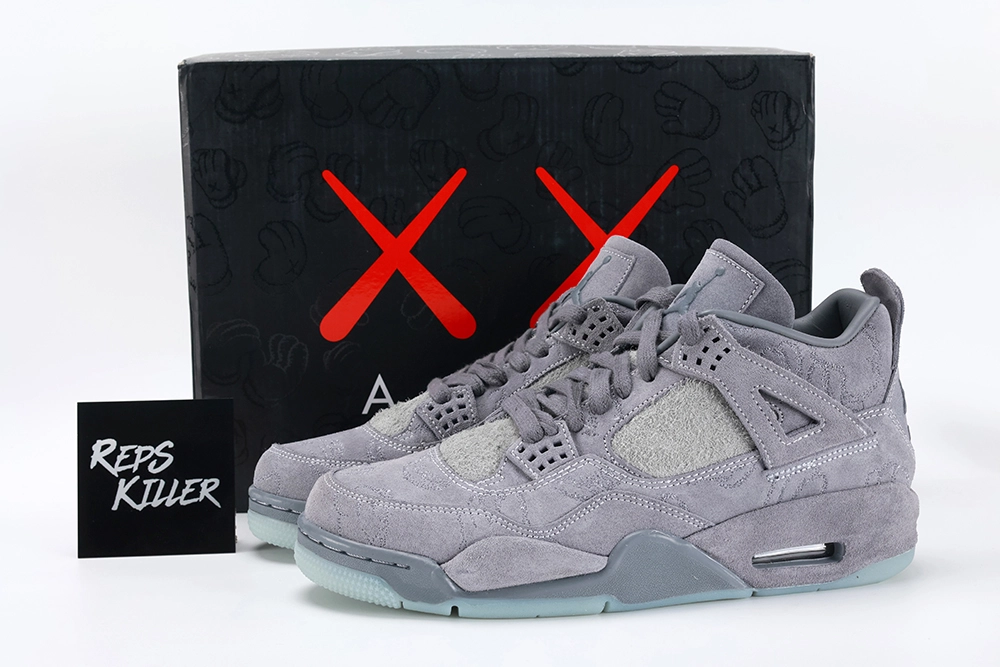 KAWS x Air Jordan 4 Retro Cool Grey replica