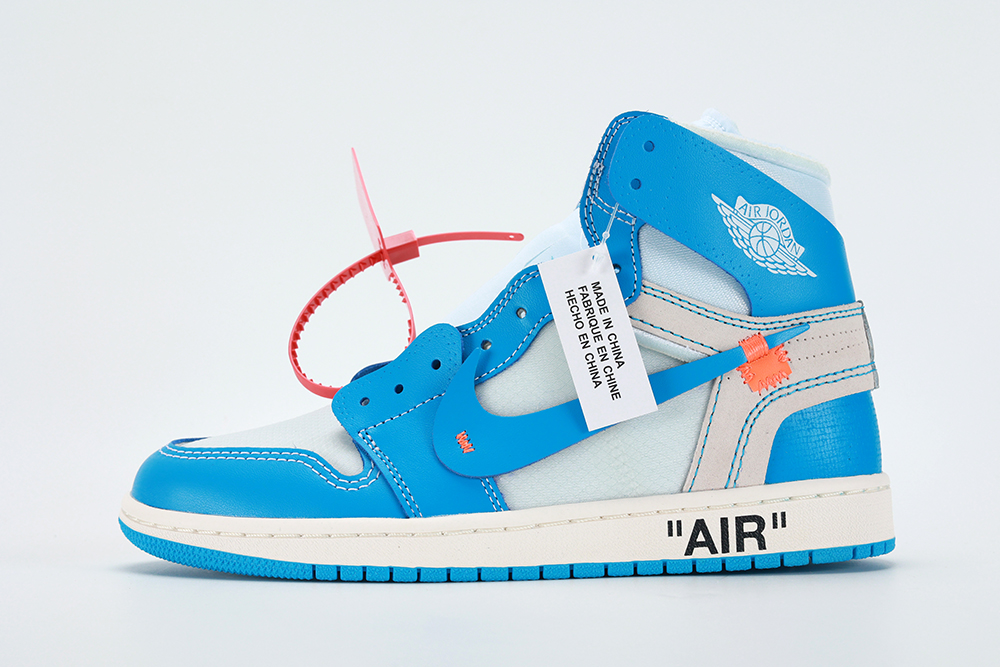 Off-White x Air Jordan 1 Retro High OG 'UNC' replica