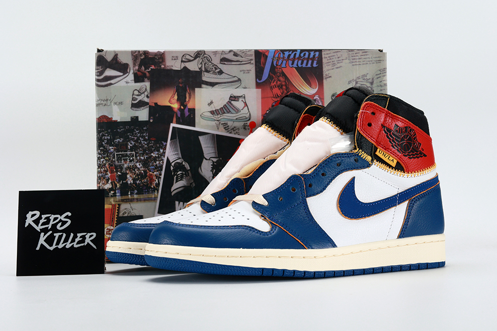 Union LA x Air Jordan 1 Retro High NRG 'Storm Blue' replica